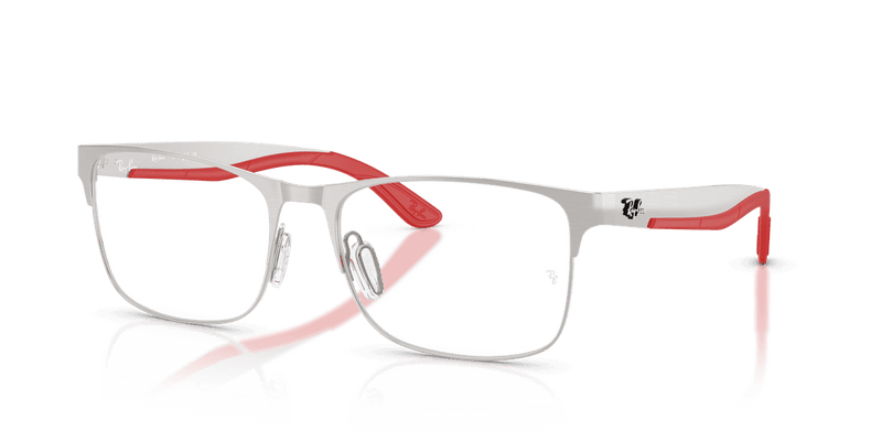 Ray-Ban RX7550 in Silver / Clear (3219) - Alternate View