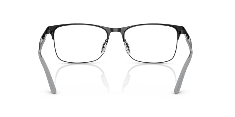 Ray-Ban RX7550 in Black / Clear (3222) - Alternate View