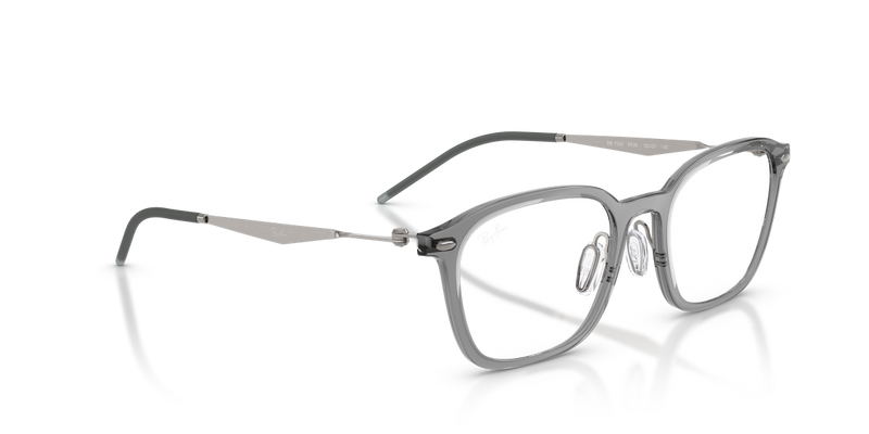 Ray-Ban RX7555 in Transparent Grey - Alternate View
