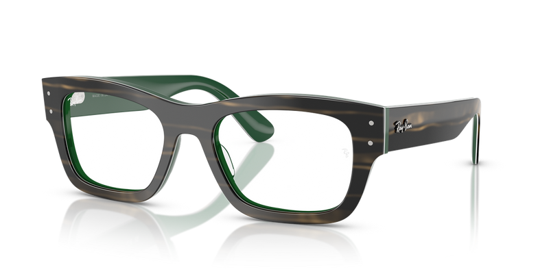 Ray-Ban JOSEPH in Striped Green On Green - Alternate View