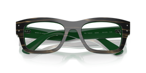 Striped Green On Green / Clear (8392)