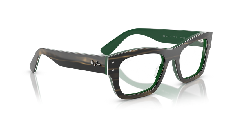 Ray-Ban JOSEPH in Striped Green On Green - Alternate View