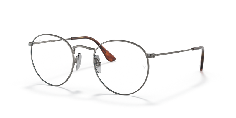 Ray-Ban ROUND in Gunmetal - Front View
