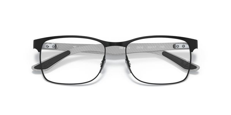 Ray-Ban RX8416 in Black On Gunmetal / Clear (2916) - Alternate View