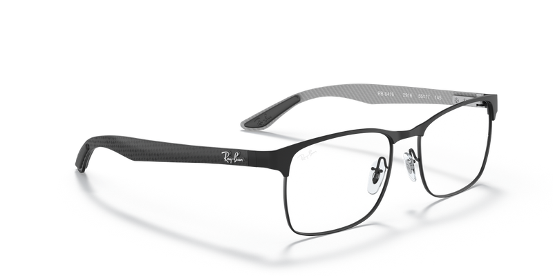 Ray-Ban RX8416 in Black On Gunmetal / Clear (2916) - Alternate View
