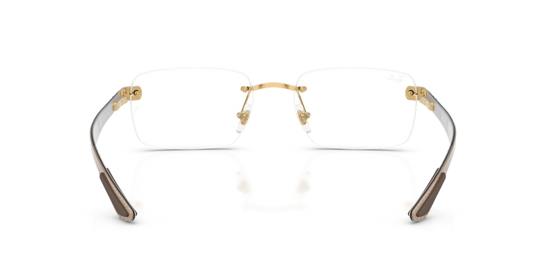 Ray-Ban RX8423 in Arista Gold - Temple Detail