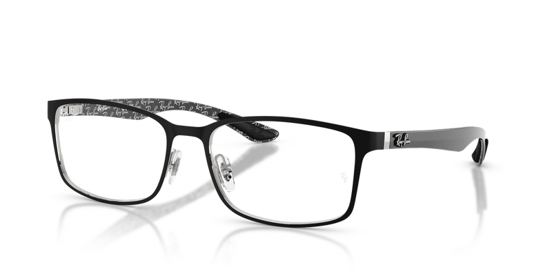 Ray-Ban RX8424 in Matte Black & Silver - Alternate View