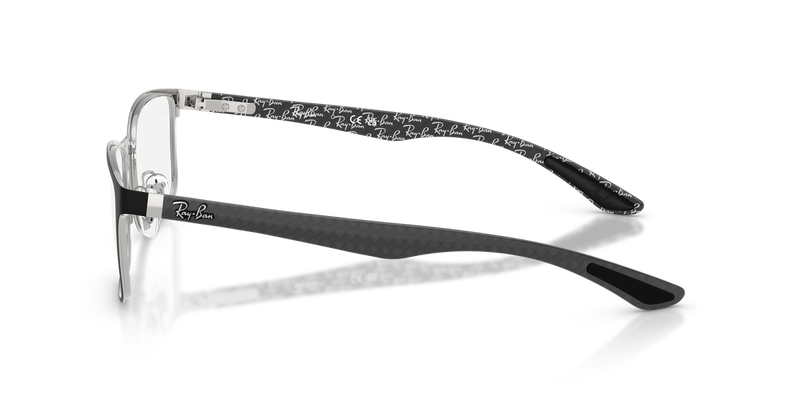 Ray-Ban RX8424 in Matte Black & Silver - Alternate View