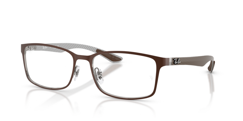 Ray-Ban RX8424 in Matte Brown & Gunmetal - Alternate View