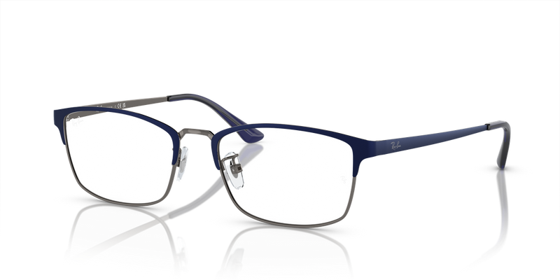 Ray-Ban RX8772D in Dark Blue On Gunmetal / Clear (1241) - Alternate View