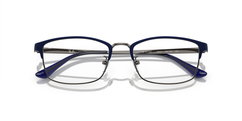 Ray-Ban RX8772D in Dark Blue On Gunmetal / Clear (1241) - Alternate View