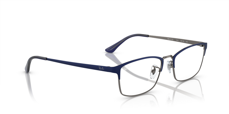 Ray-Ban RX8772D in Dark Blue On Gunmetal / Clear (1241) - Alternate View