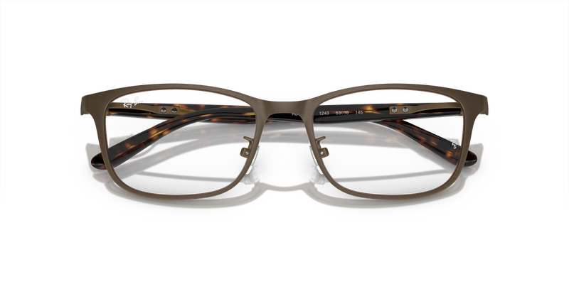 Ray-Ban RX8773D in Dark Brown / Clear (1243) - Alternate View