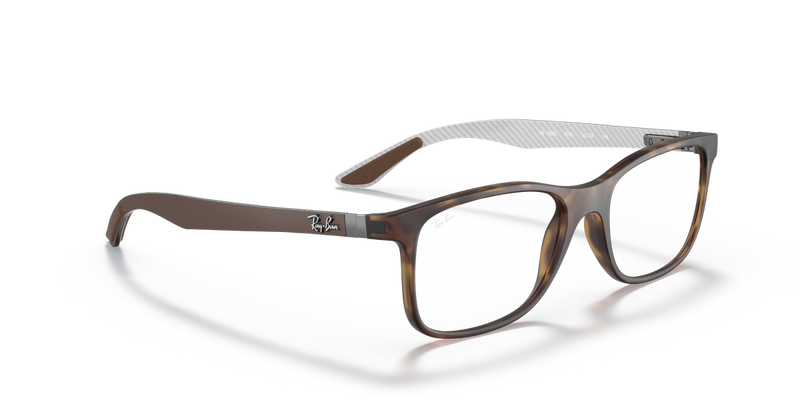 Ray-Ban RX8903 in Havana / Clear (5200) - Alternate View