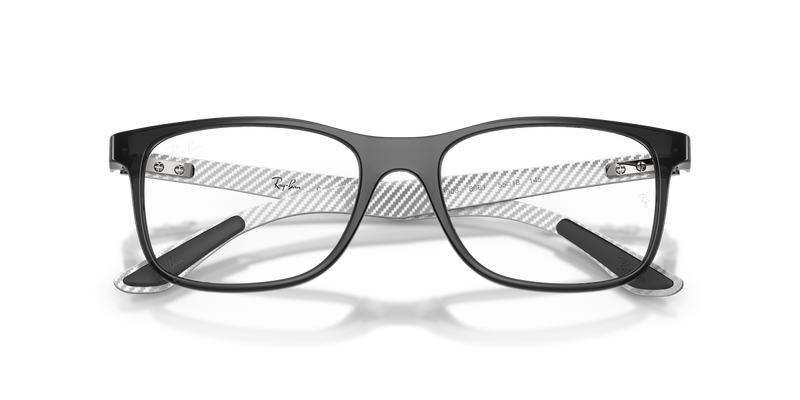 Ray-Ban RX8903 in Transparent Grey / Clear (8061) - Side View