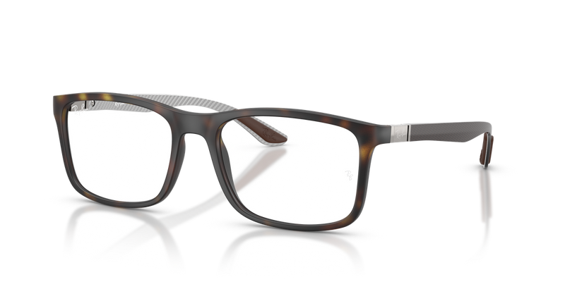 Ray-Ban RX8908 in Matte Havana / Clear (5200) - Front View