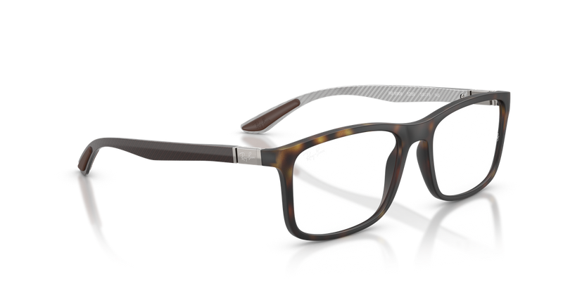 Ray-Ban RX8908 in Matte Havana / Clear (5200) - Alternate View