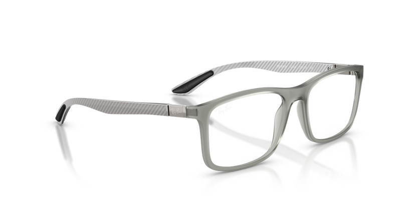 Ray-Ban RX8908 in Matte Transparent Grey / Clear (5244) - Alternate View