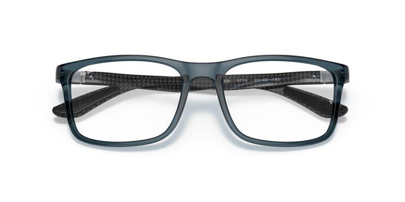 Ray-Ban RX8908 in Transparent Blue / Clear (5719) - Alternate View