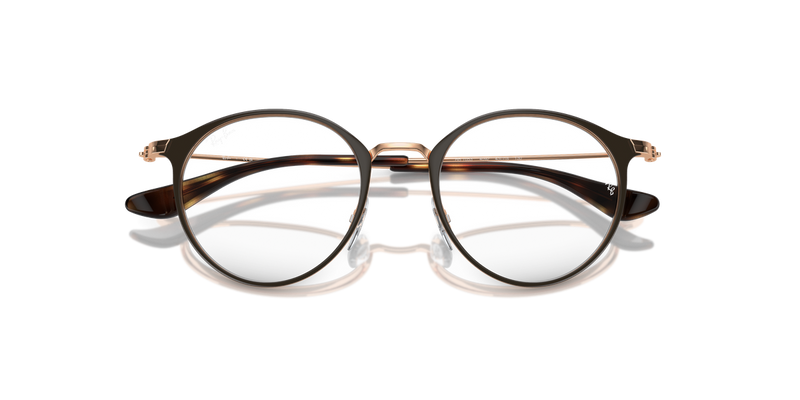 Ray-Ban Youth 0RY1053 in Brown On Rose Gold - Alternate View