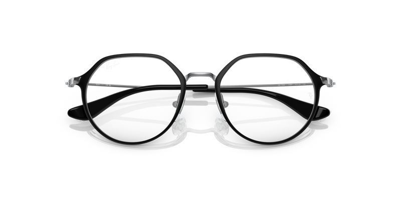 Ray-Ban Youth 0RY1058 in Black On Silver - Side View