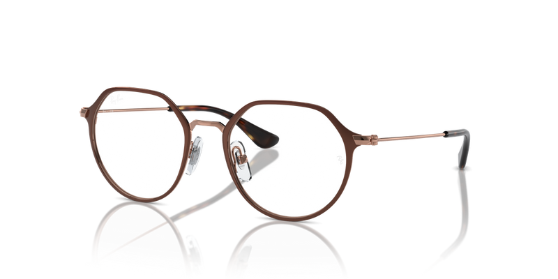 Ray-Ban Youth 0RY1058 in Brown On Rose Gold - Alternate View