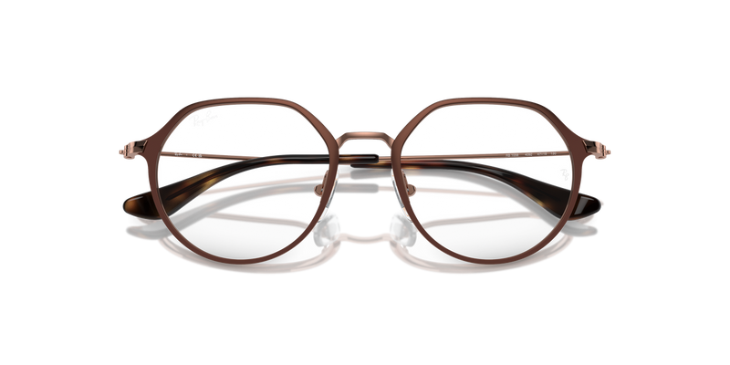 Ray-Ban Youth 0RY1058 in Brown On Rose Gold - Alternate View