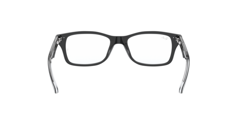 Ray-Ban Youth 0RY1531 in Black On Transparent - Back View