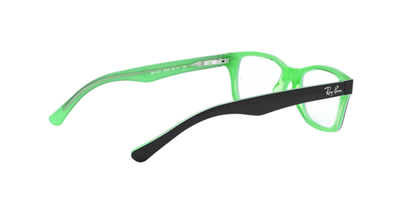 Ray-Ban Youth 0RY1531 in Black On Green - Alternate View