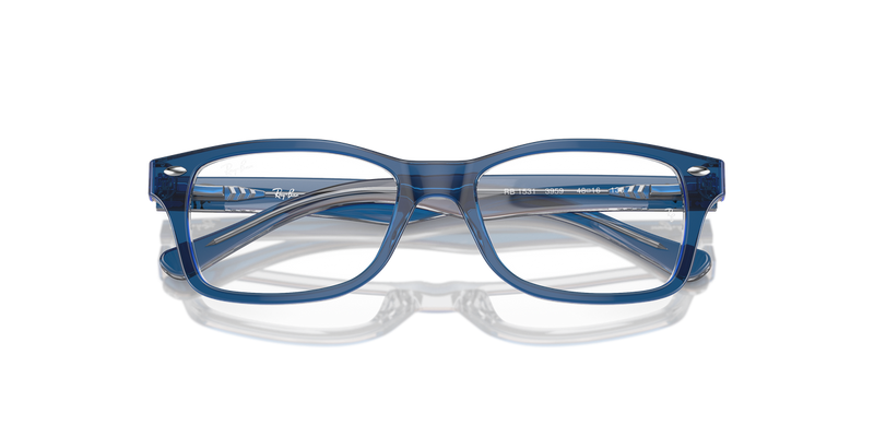 Ray-Ban Youth 0RY1531 in Top Dark Blue & Brown & Light Grey - Alternate View