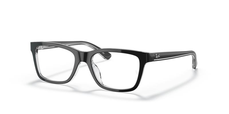 Ray-Ban Youth 0RY1536 in Black On Transparent - Alternate View