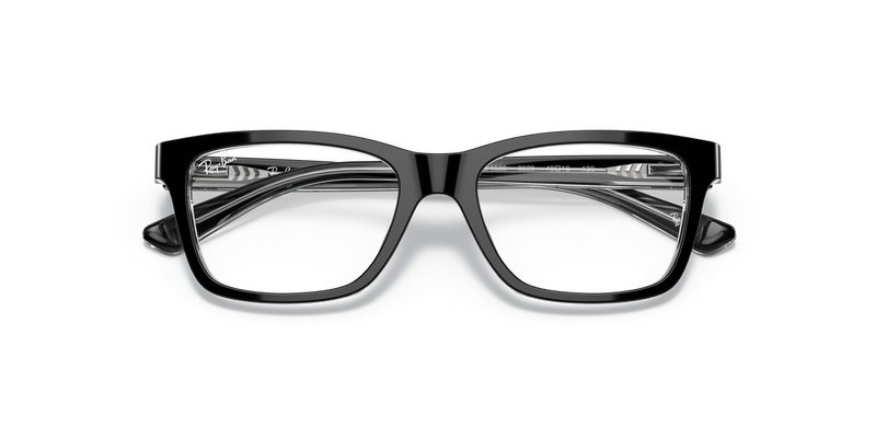 Ray-Ban Youth 0RY1536 in Black On Transparent - Alternate View