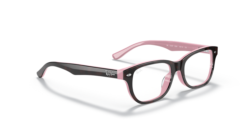 Ray-Ban Youth 0RY1555F in Havana On Opal Pink - Alternate View