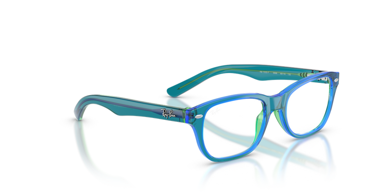 Ray-Ban Youth 0RY1555F in Transparent Blue & Green - Alternate View