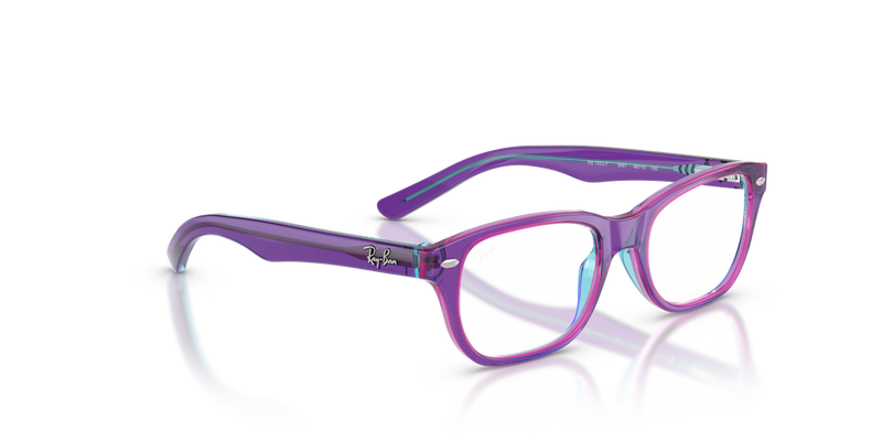 Ray-Ban Youth 0RY1555F in Transparent Violet & Light Blue - Alternate View