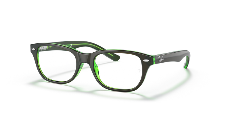 Ray-Ban Youth 0RY1555 in Brown On Green Fluo - Alternate View