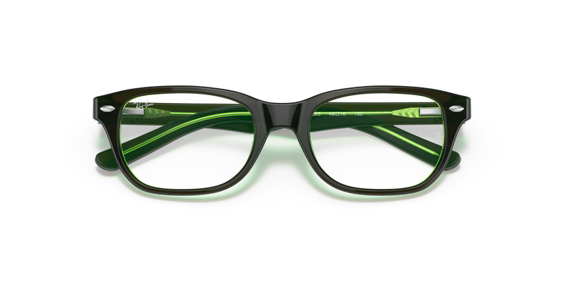 Ray-Ban Youth 0RY1555 in Brown On Green Fluo - Alternate View