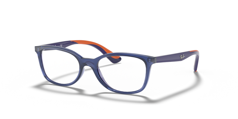 Ray-Ban Youth 0RY1586 in Transparent Blue - Front View