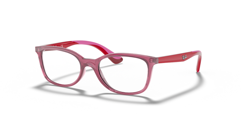 Ray-Ban Youth 0RY1586 in Transparent Red - Alternate View