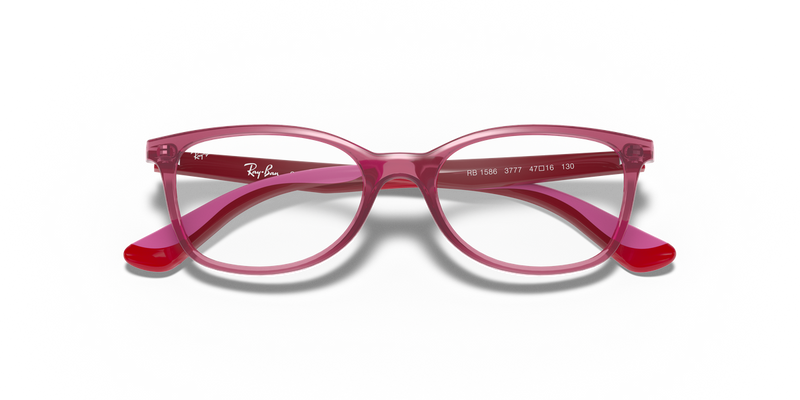 Ray-Ban Youth 0RY1586 in Transparent Red - Alternate View