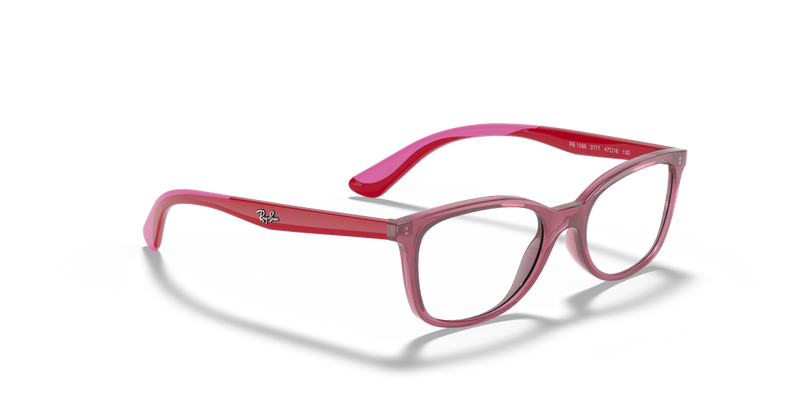Ray-Ban Youth 0RY1586 in Transparent Red - Alternate View