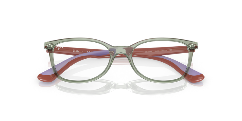 Ray-Ban Youth 0RY1586 in Transparent Green - Alternate View