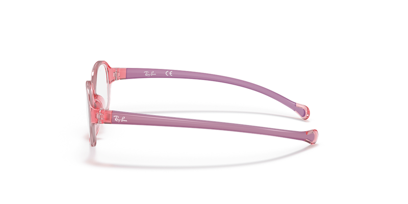 Ray-Ban Youth 0RY1587 in Transparent Light Red - Back View