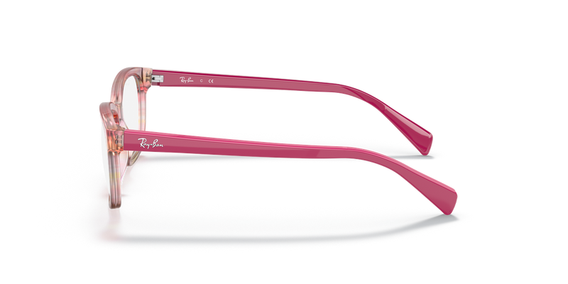 Ray-Ban Youth 0RY1591 in Striped Fuxia - Back View
