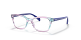Violet Striped Multicolor / Clear (3807)