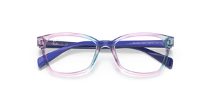 Violet Striped Multicolor / Clear (3807)