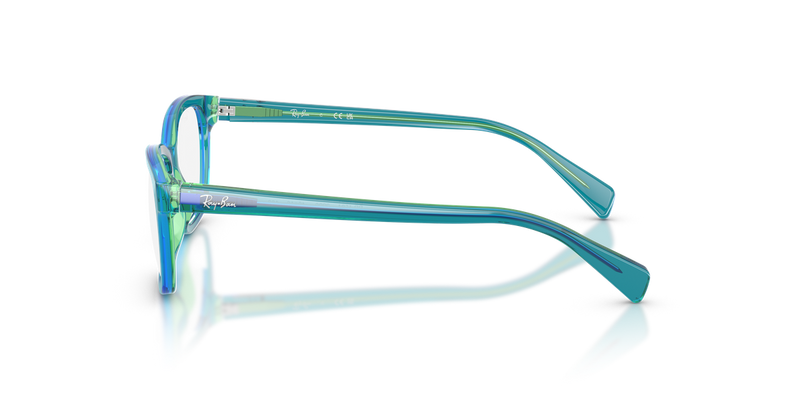 Ray-Ban Youth 0RY1591 in Transparent Blue & Green - Alternate View