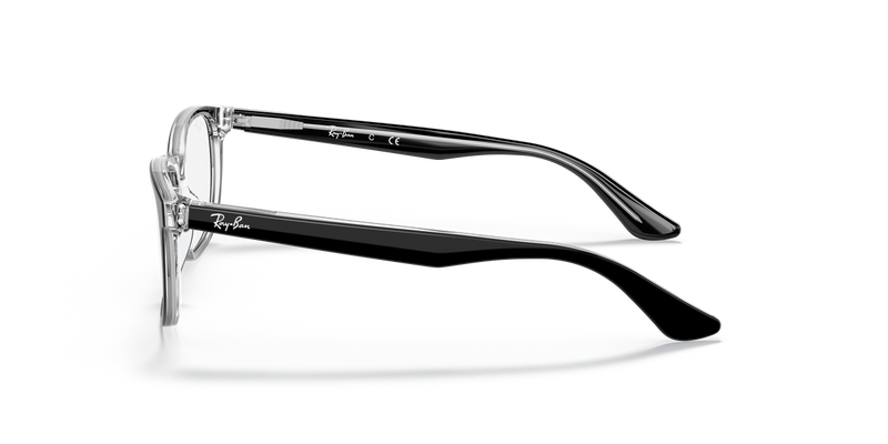 Ray-Ban Youth 0RY1592 in Black On Transparent - Back View
