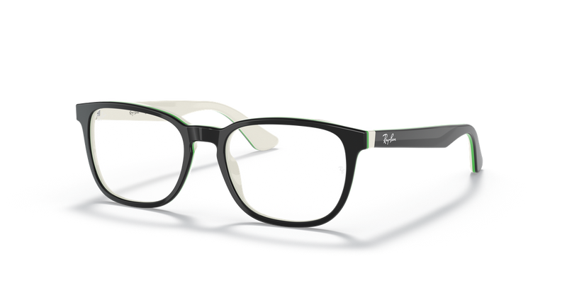 Ray-Ban Youth 0RY1592 in Black On White - Alternate View