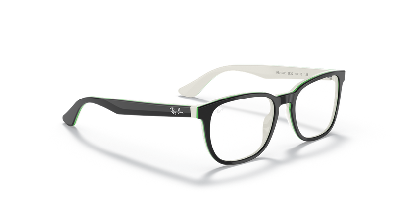 Ray-Ban Youth 0RY1592 in Black On White - Alternate View